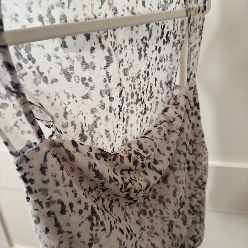 Abercrombie & Fitch Cream and Black Speckled Blouse - Picture 4 of 4